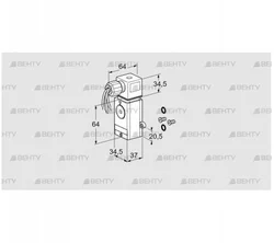 DG 17VCT1-6WG /B (75454587) Датчик-реле давления газа Kromschroder