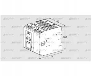 FCU500QC0F0H0K2-E (88621069) Автомат безопасности агрегатов Kromschroder