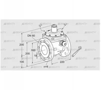 JSAV 80F50/1-0Z (03151138) Предохранительный запорный клапан Kromschroder