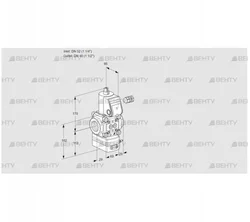 VAG232/40R/NWAN (88002461) Газовый клапан с регулятором соотношения Kromschroder