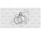 AKT 250/200F160G1 (03152320) Запорный кран Kromschroder