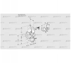 VAG120R/NWAE (88012443) Газовый клапан с регулятором соотношения Kromschroder