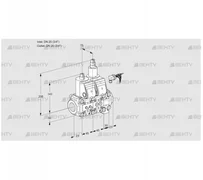 VCS1E20R/20R05NLVWR/MMPP/PPPP (88104545) Сдвоенный газовый клапан Kromschroder