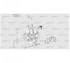 VCV1E25R/25R05NVKVQR/2-PP/PPPP (88104410) Клапан с регулятором соотношения Kromschroder