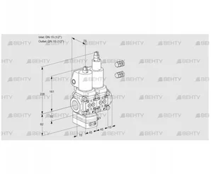 VCD1E15R/15R05D-100LWSL3/PPPP/PPPP (88104110) Регулятор давления Kromschroder