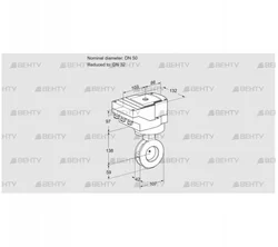 IBGF50/32Z05/20-60W3E (88301314) Дроссельная заслонка Kromschroder