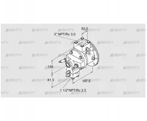 TJ27X0150-A1AHSCNC6E6FSB3 (85401211) Газовая горелка Kromschroder