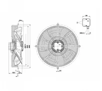 Осевой вентилятор ebmpapst S8D500AJ0301