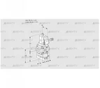 VAV240R/NQSRAK (88014691) Газовый клапан с регулятором соотношения Kromschroder