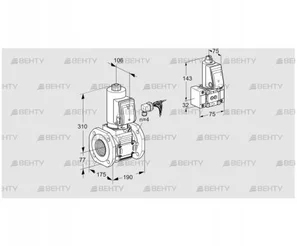 VAS665F05NWGRE/B-/PP (88205008) Газовый клапан Kromschroder