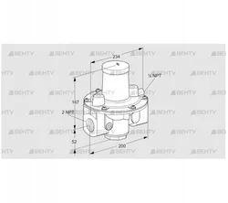 GDJ 50TN04-0Z (03155090) Регулятор давления Kromschroder