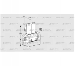 VCS665F05NNWGL3B/MMMM/PPPP (88204483) Сдвоенный газовый клапан Kromschroder