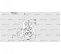 VCV3E50F/50F05NVKWSR3/MMMM/PPPP (88103213) Клапан с регулятором соотношения Kromschroder