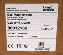 Газовый электромагнитный клапан Kromschroder VAN125R/NWSR