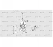 VAD1-/20R/NQ-100A (88000420) Газовый клапан с регулятором давления Kromschroder