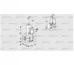 VAS780F05NW3E/PP/Z- (88204157) Газовый клапан Kromschroder