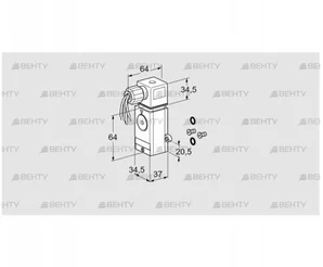 DG 110VCT1-6WG /B (75454589) Датчик-реле давления газа Kromschroder