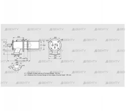 ZIC 165RB-100/135-(17)D (84246526) Газовая горелка Kromschroder