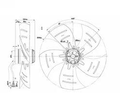 Осевой вентилятор ebmpapst A4D450AP0102