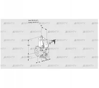 VAS350R/NW (88015315) Газовый клапан Kromschroder