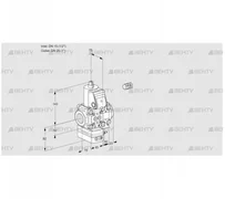 VAH1E15R/25R05HEVWR/PP/PP (88102346) Клапан с регулятором расхода Kromschroder