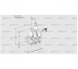 VCS1E25R/15R05NLWR/PPPP/PPPP (88107688) Сдвоенный газовый клапан Kromschroder