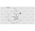 VCS3E50F/50F05NLWR/MMMM/PPPP (88103766) Сдвоенный газовый клапан Kromschroder