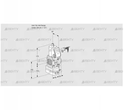 VAG2-/40R/NWAN (88032996) Газовый клапан с регулятором соотношения Kromschroder