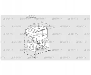 IFC350/50F05-40MMPP/20-60W3TR10-I (88303187) Регулирующий клапан с сервоприводом Kromschroder