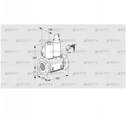 VCS665F05NLWLB/PPPP/PPPP (88206902) Сдвоенный газовый клапан Kromschroder