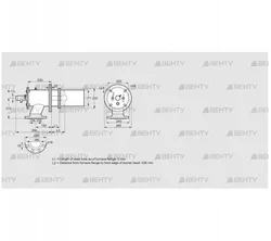 ZIC 165HB-0/335-(18)D (84246524) Газовая горелка Kromschroder