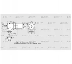 ZIC 165HM-100/135-(28)D (84246622) Газовая горелка Kromschroder