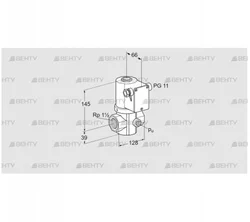 VG 40/32R02NK31DM (85208041) Запорный газовый клапан Kromschroder