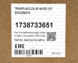 Трансформатор розжига MCT ZA 20 140 E21 Kit