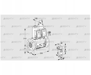 VCS665F05NLWGR3E/P334/MMEM (88202967) Сдвоенный газовый клапан Kromschroder