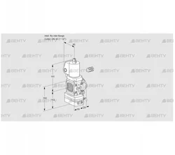 VAD2-/40R/NYGL-50A (88027488) Газовый клапан с регулятором давления Kromschroder