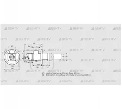 BIC 65RB-200/335-(37)E (84099323) Газовая горелка Kromschroder