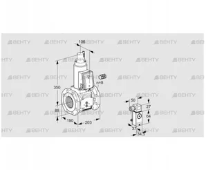 VAS780F05LW3B/2-/PP (88207720) Газовый клапан Kromschroder