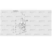 VAD125R/NK-100A (88005856) Газовый клапан с регулятором давления Kromschroder