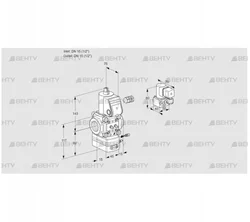 VAG115R/NWBE (88004970) Газовый клапан с регулятором соотношения Kromschroder