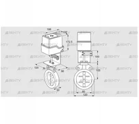 IDR80Z03D100AU/50-30Q20E (88303046) Дроссельная заслонка Kromschroder