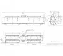 Тангенциальный вентилятор ebmpapst QLK45/3030A15-3020LH-63ait