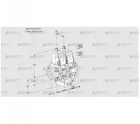 VCH1E20R/20R05NHEVKGR3/PPPP/PPPP (88107295) Клапан с регулятором расхода Kromschroder