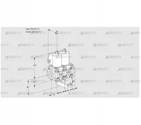 VCG1T25N/25N05NGAQL/MMPP/MMPP (88102996) Клапан с регулятором соотношения Kromschroder