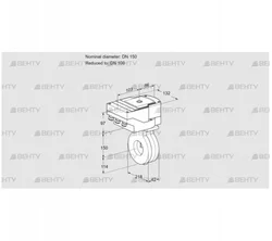 IBA150/100Z05/40A2A (88301296) Дроссельная заслонка Kromschroder