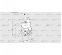 VCS1T20N/20N05NLQSL/PPPP/PPPP (88101957) Сдвоенный газовый клапан Kromschroder