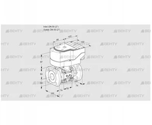 IFC350/50F05-32MMPP/20-30W3TR10 (88302908) Регулирующий клапан с сервоприводом Kromschroder