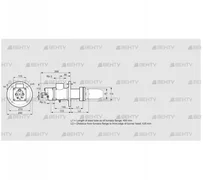 BIC 80HM-400/435-(35)F (84032055) Газовая горелка Kromschroder