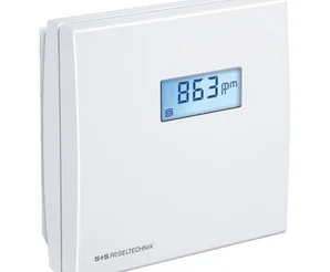 Комнатный датчик углекислого газа, температуры и влажности RFTM-CO2-MODBUS-BD2 от S+S Regeltechnik