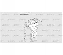 IBGF100/80Z05/20-30W3T (88303290) Дроссельная заслонка Kromschroder